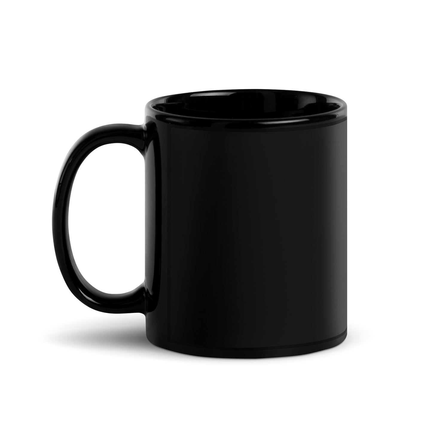 Anthromo Thumb Print Black Glossy Mug