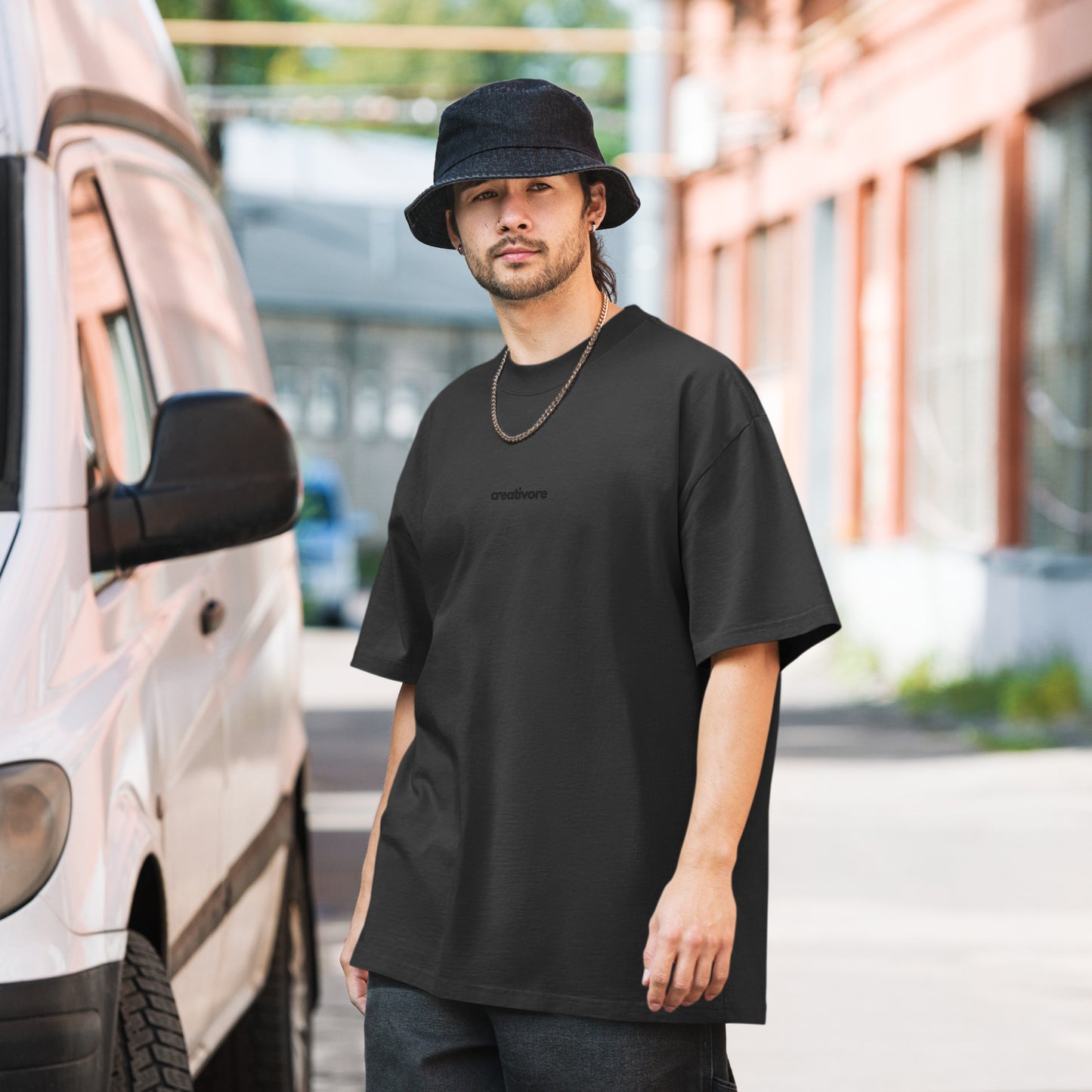 Creativore Oversized faded t-shirt