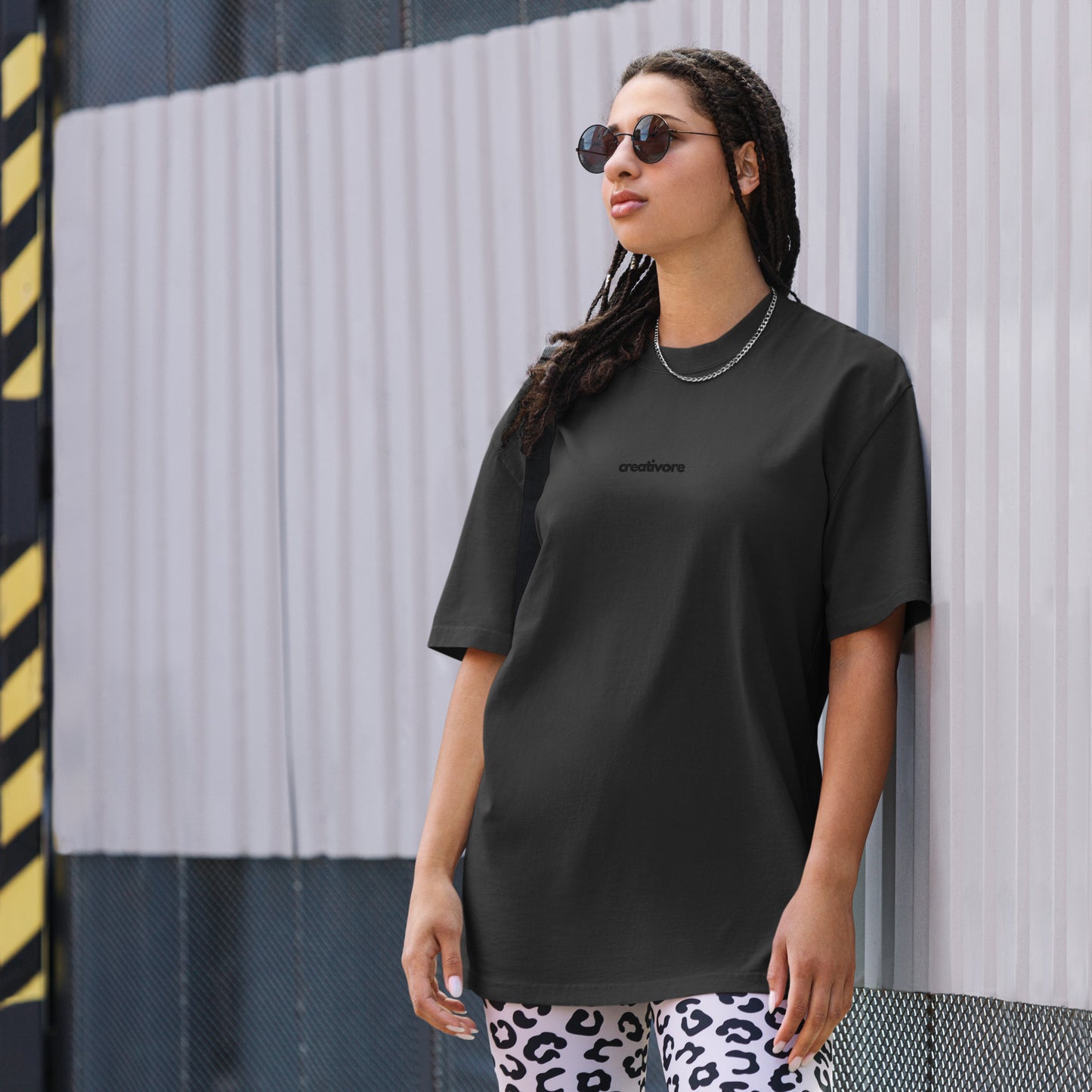 Creativore Oversized faded t-shirt