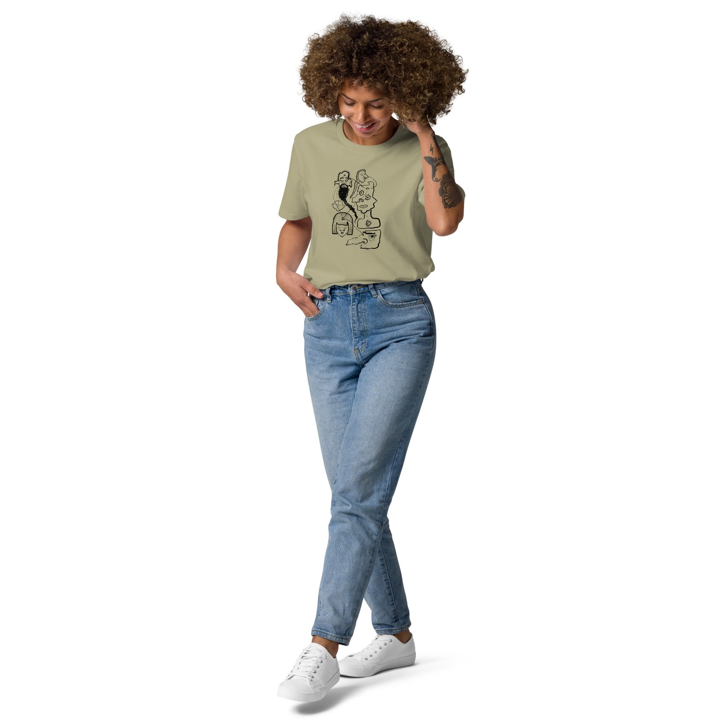 Anthromo Channeling Unisex organic cotton t-shirt