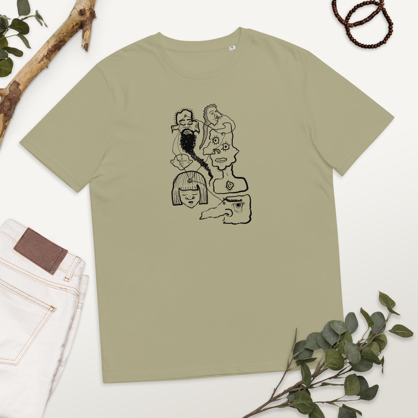 Anthromo Channeling Unisex organic cotton t-shirt