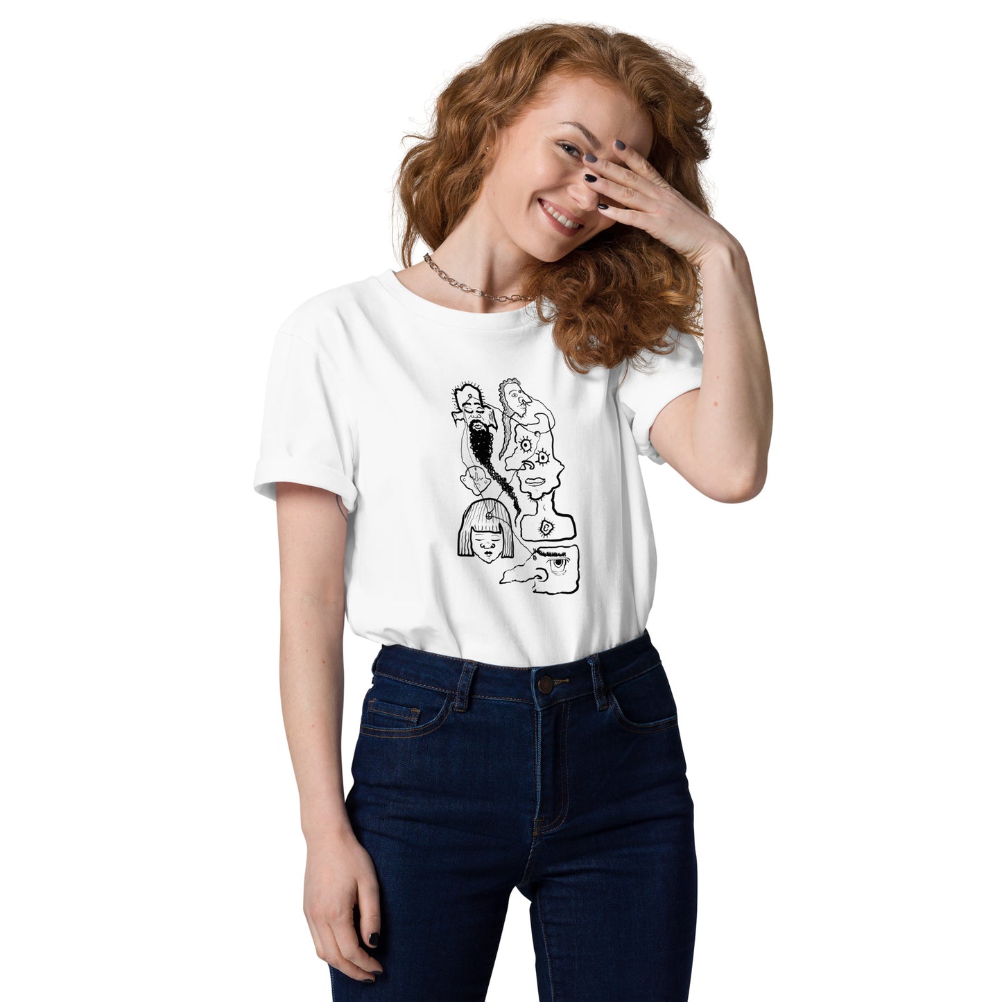 Anthromo Channeling Unisex organic cotton t-shirt