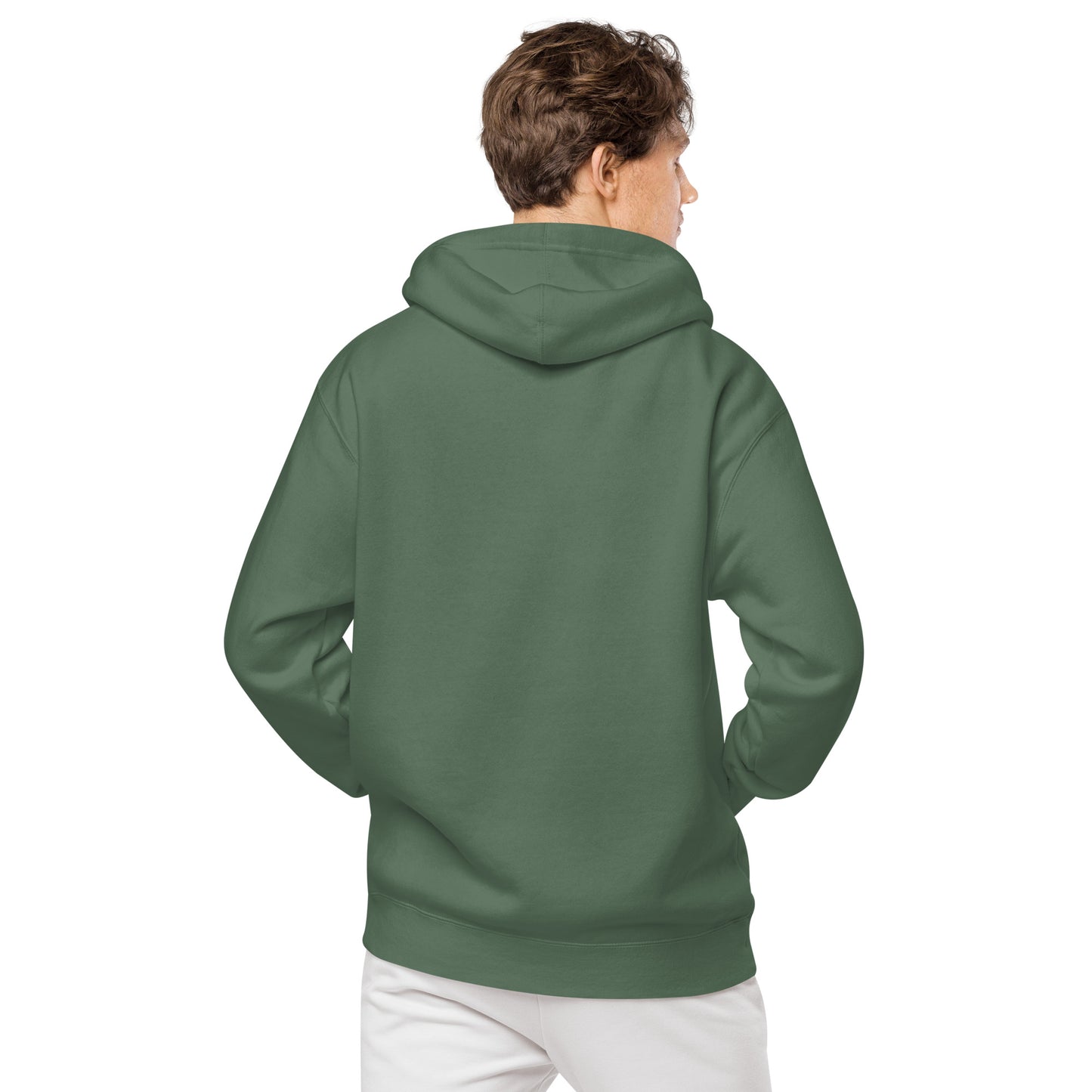 Anthromo Thumb Print Unisex pigment-dyed hoodie