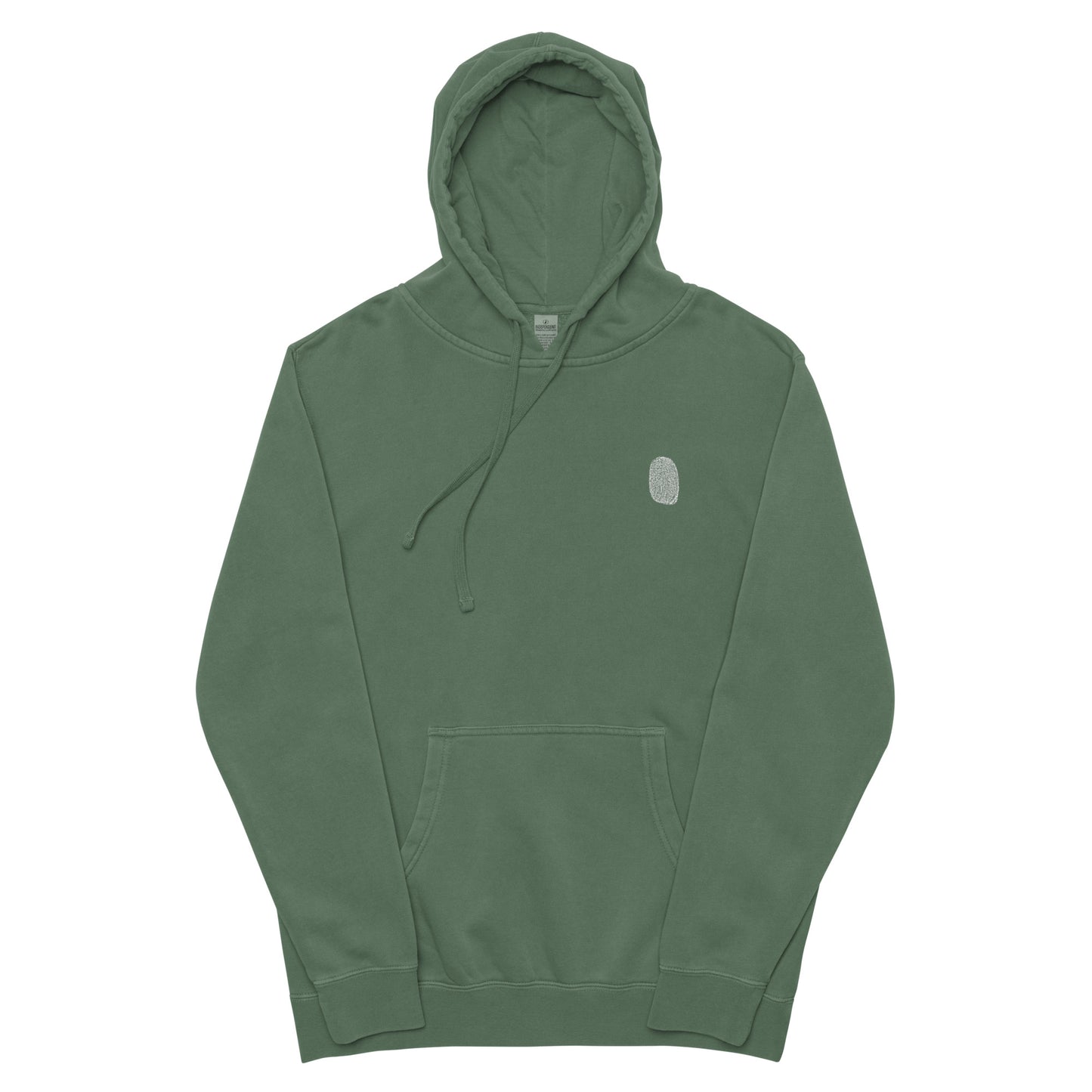Anthromo Thumb Print Unisex pigment-dyed hoodie
