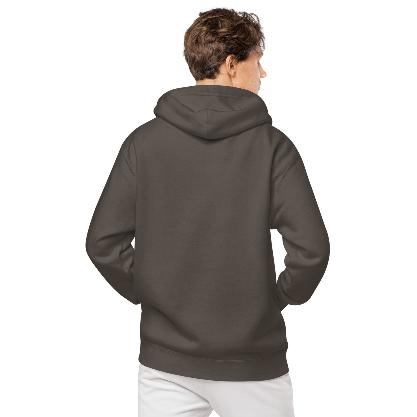 Anthromo Thumb Print Unisex pigment-dyed hoodie