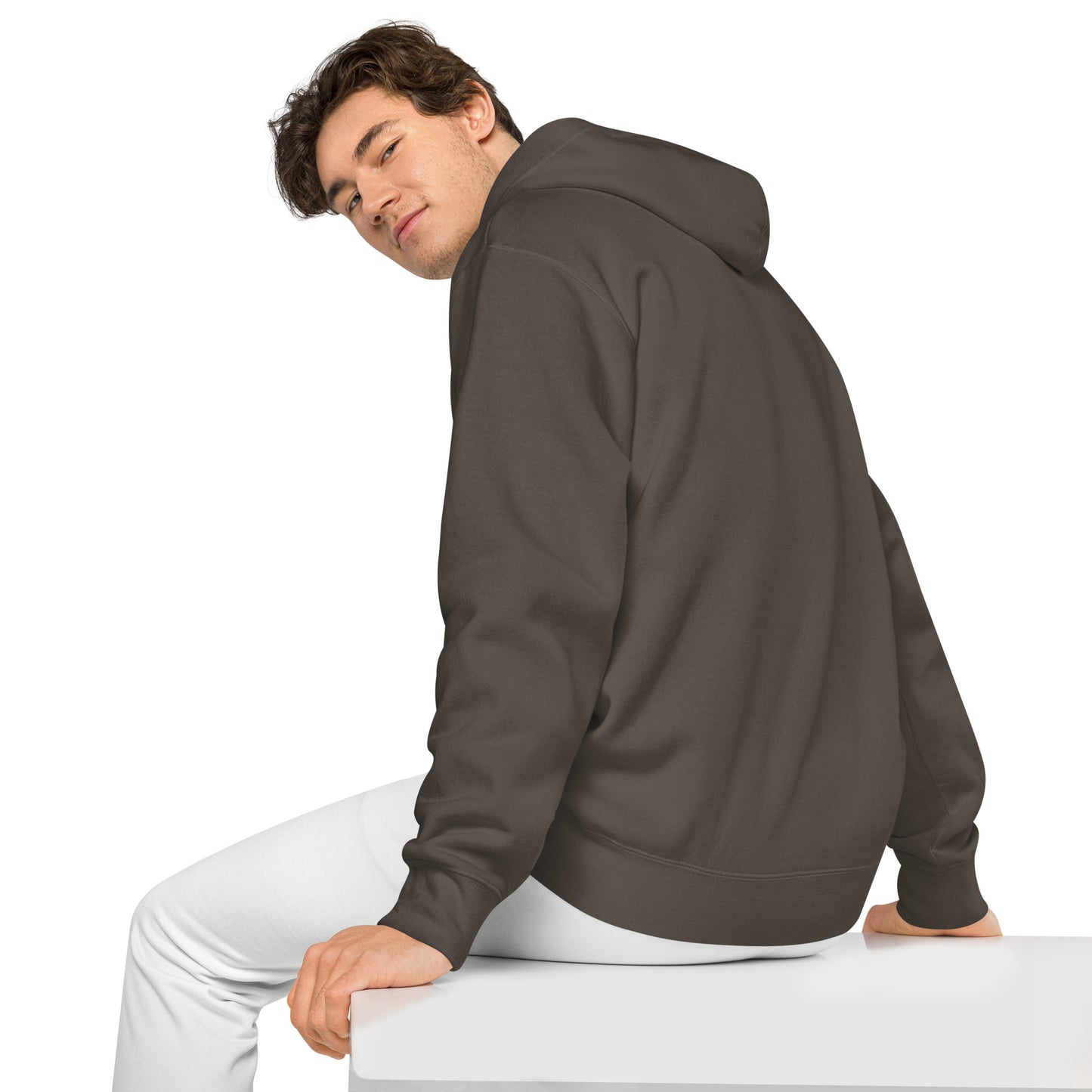 Anthromo Thumb Print Unisex pigment-dyed hoodie