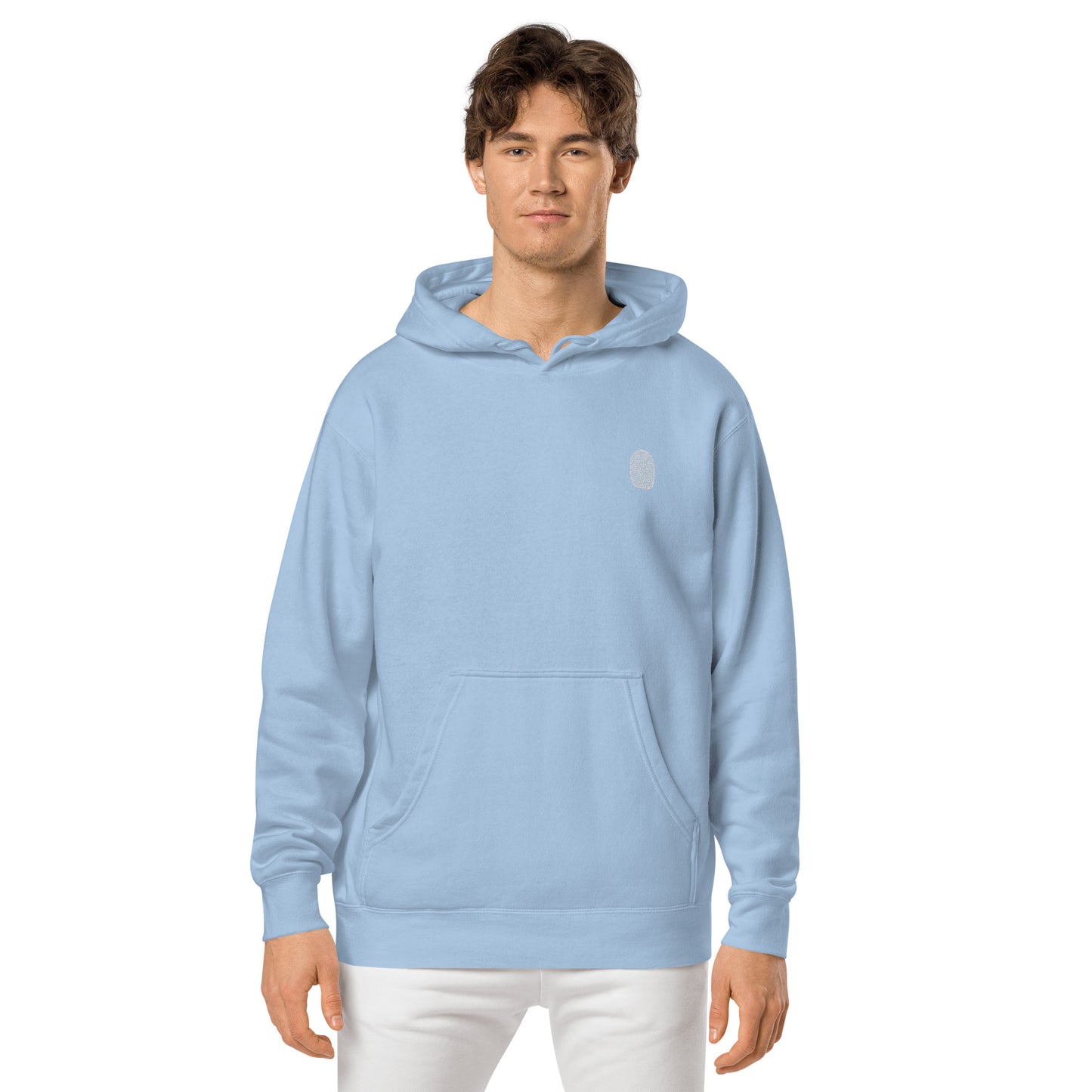 Anthromo Thumb Print Unisex pigment-dyed hoodie