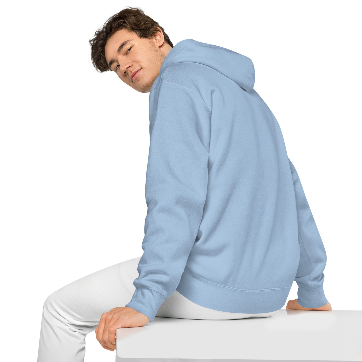 Anthromo Thumb Print Unisex pigment-dyed hoodie