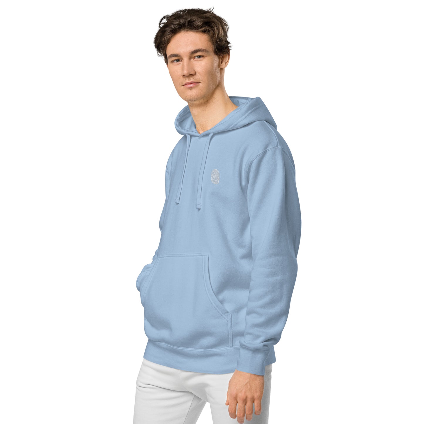Anthromo Thumb Print Unisex pigment-dyed hoodie
