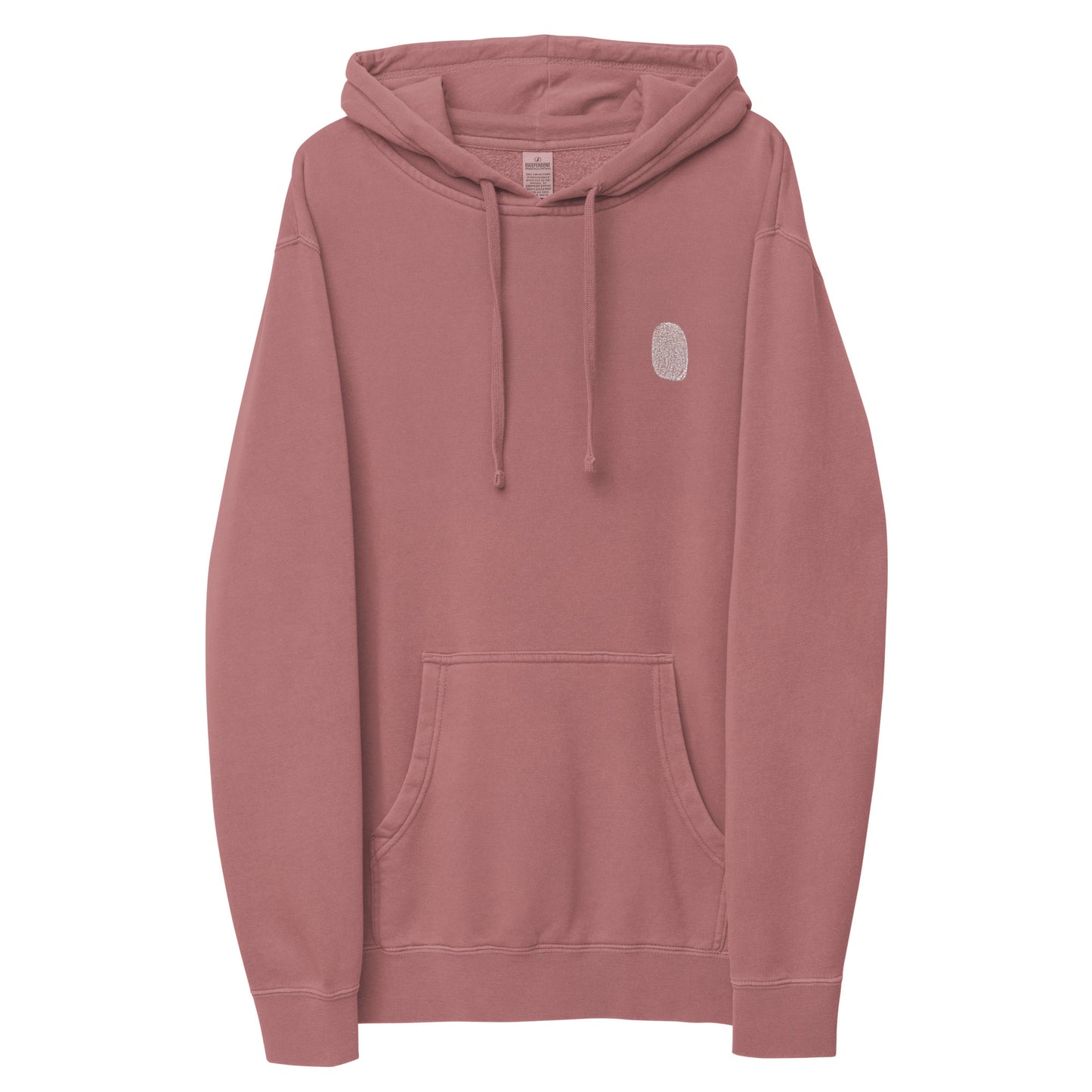 Anthromo Thumb Print Unisex pigment-dyed hoodie