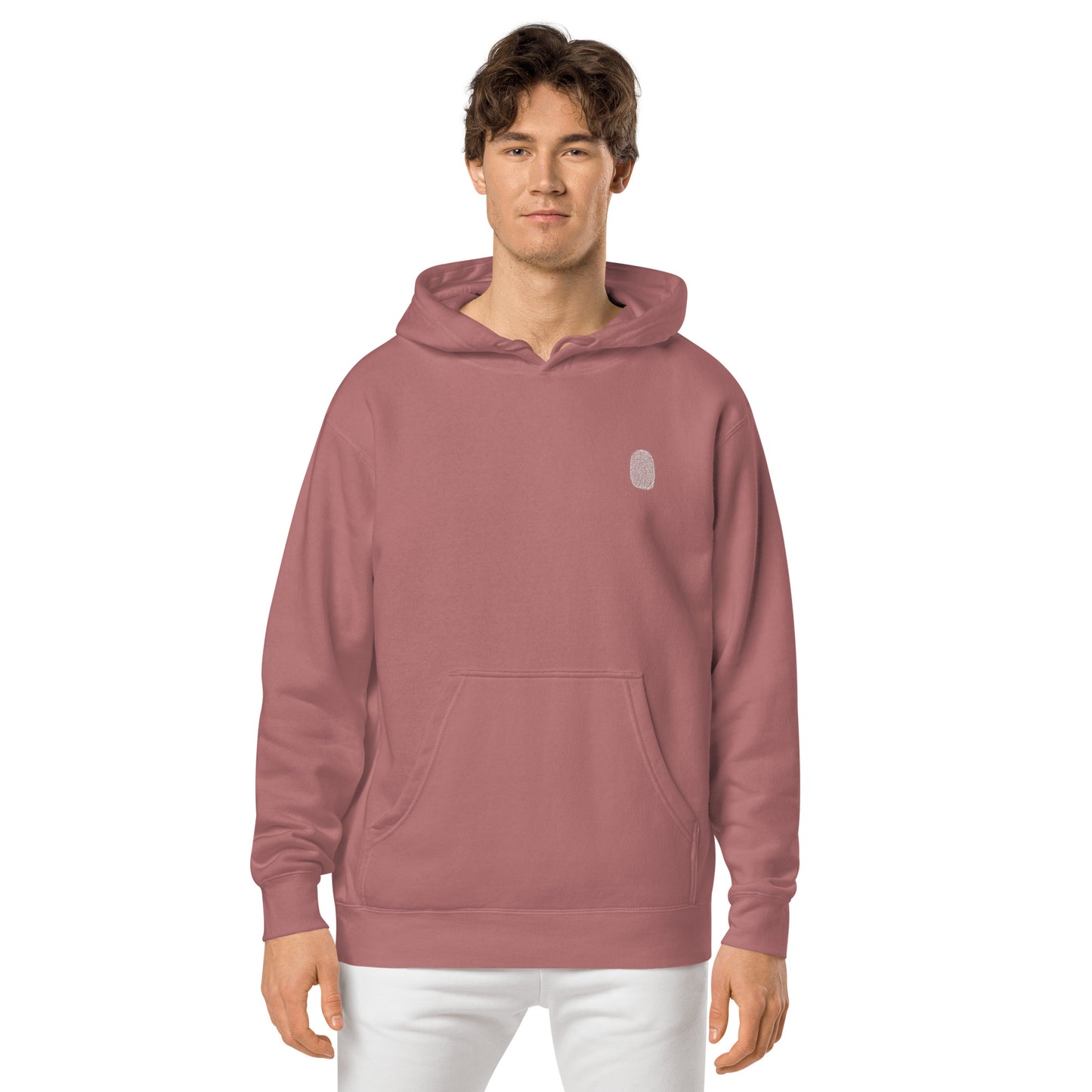 Anthromo Thumb Print Unisex pigment-dyed hoodie