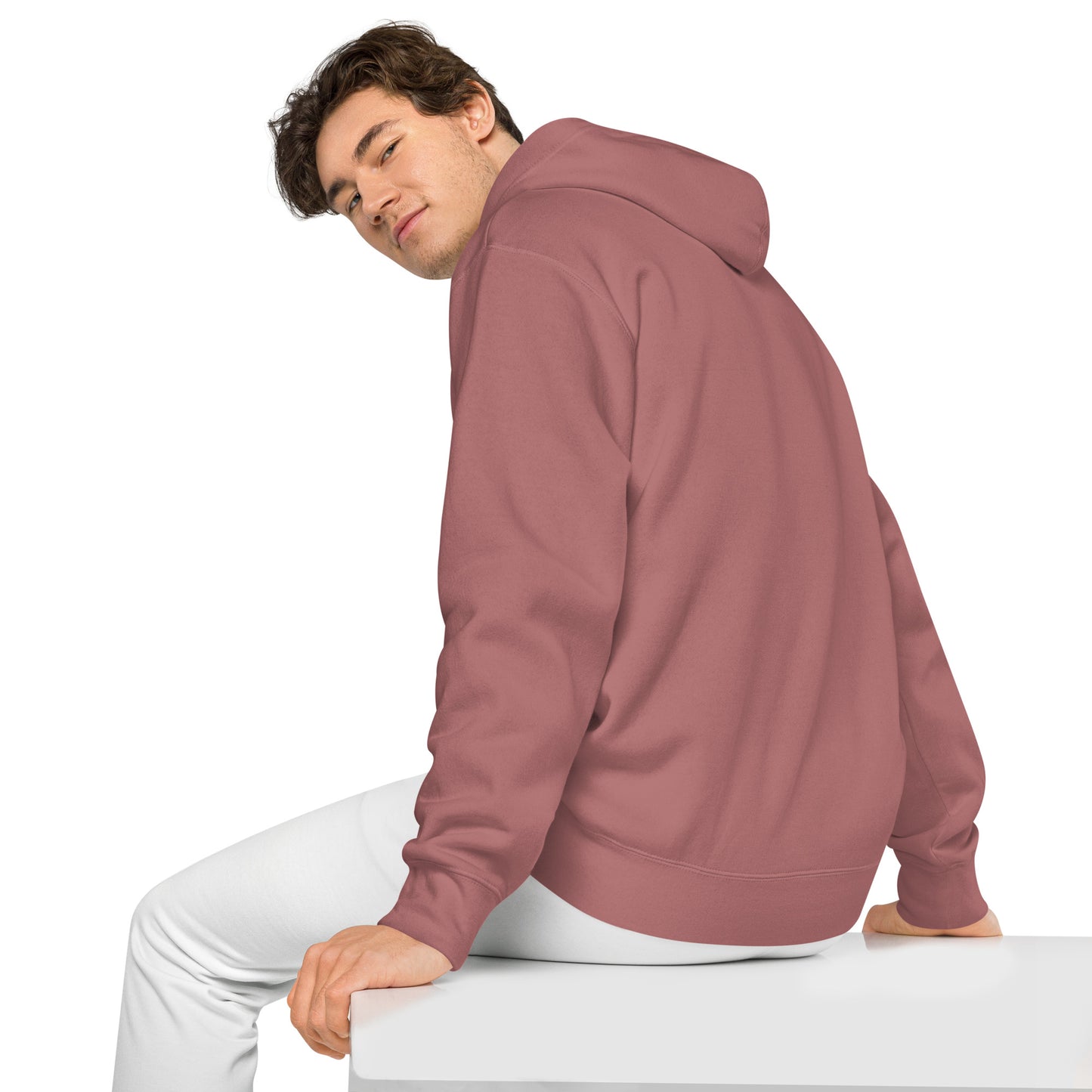 Anthromo Thumb Print Unisex pigment-dyed hoodie