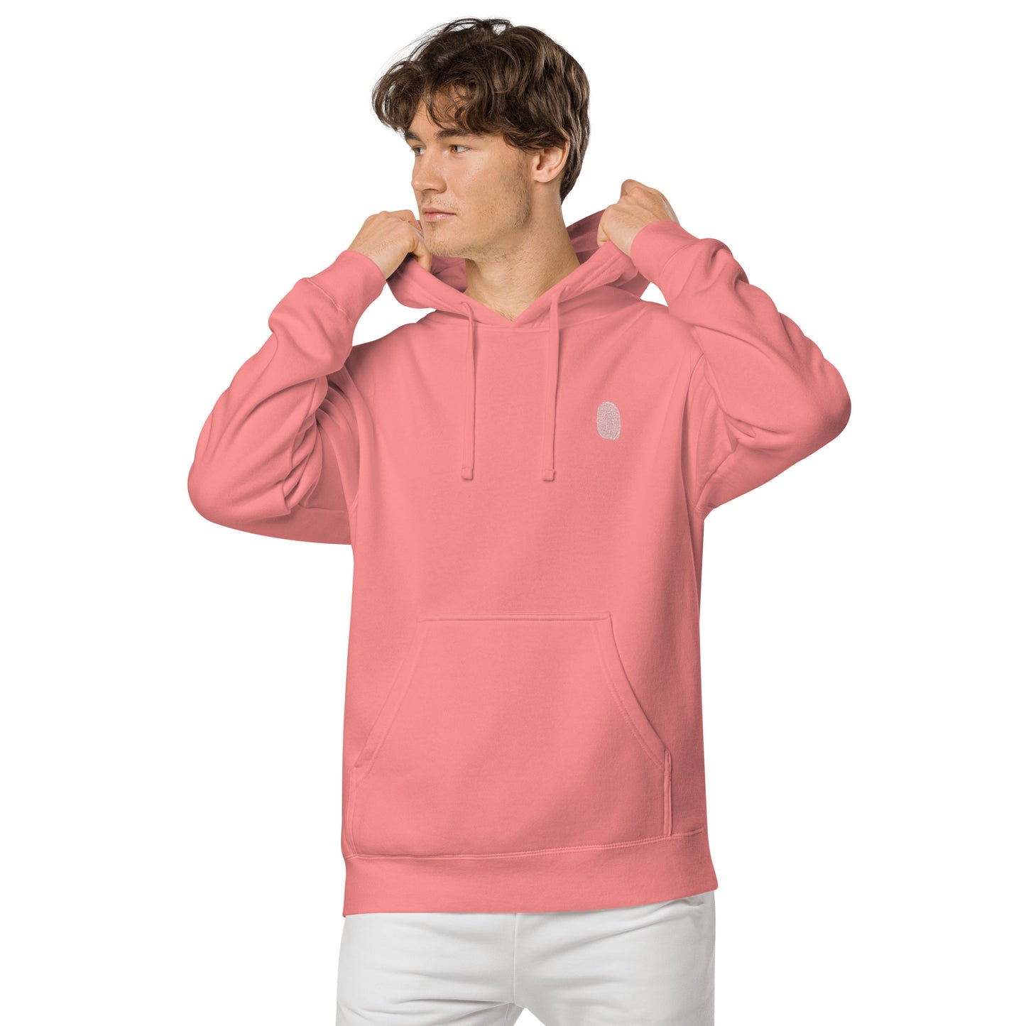 Anthromo Thumb Print Unisex pigment-dyed hoodie