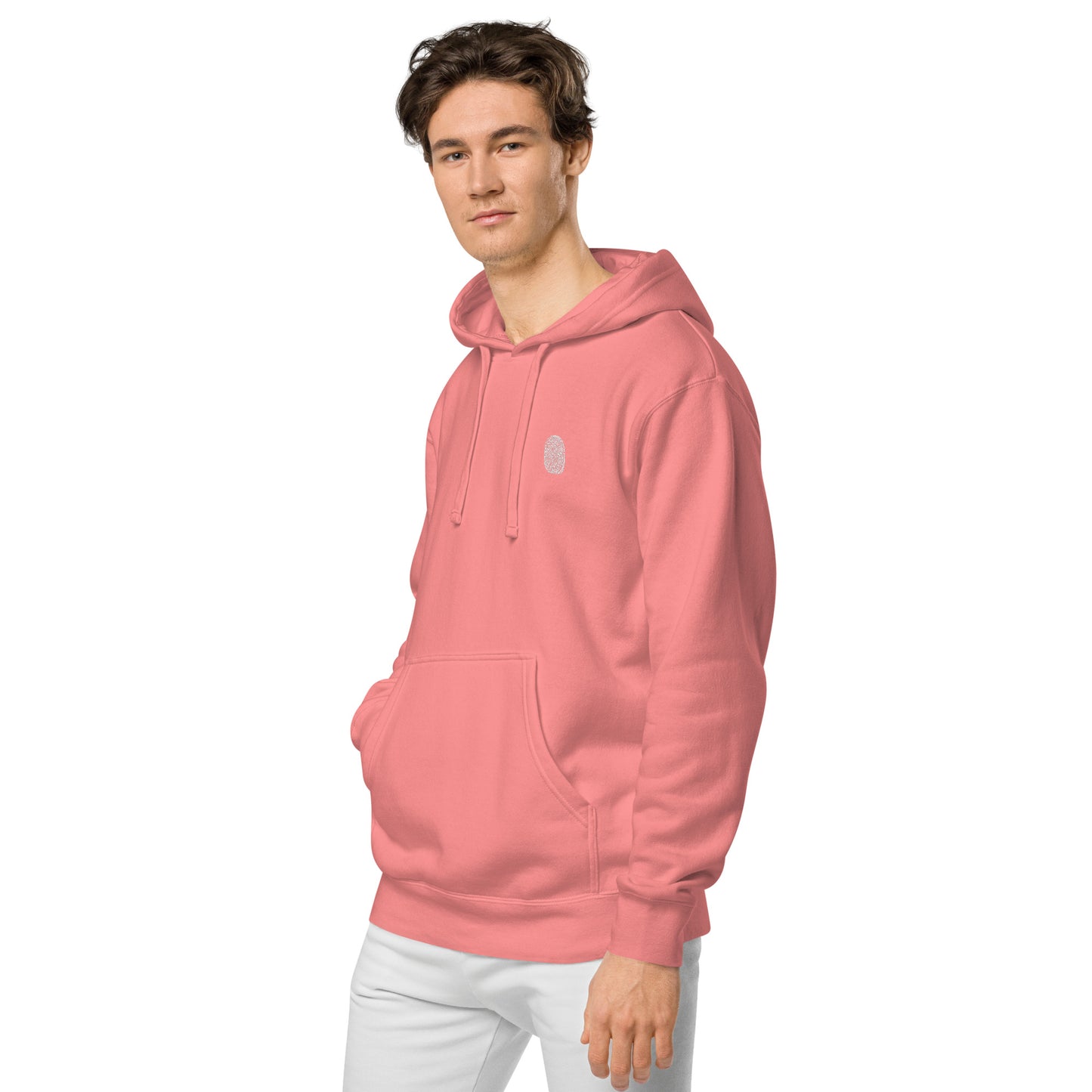 Anthromo Thumb Print Unisex pigment-dyed hoodie