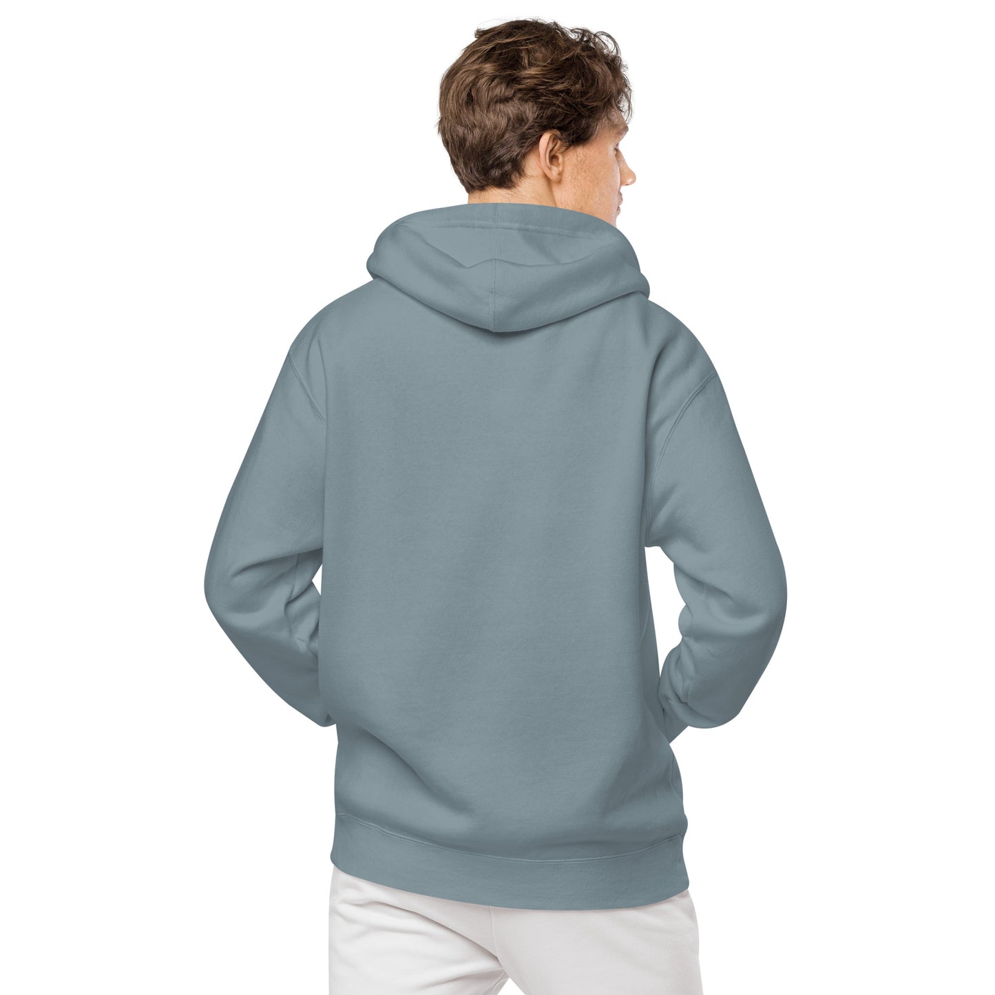 Anthromo Thumb Print Unisex pigment-dyed hoodie