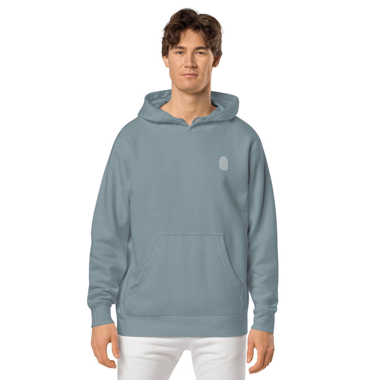 Anthromo Thumb Print Unisex pigment-dyed hoodie
