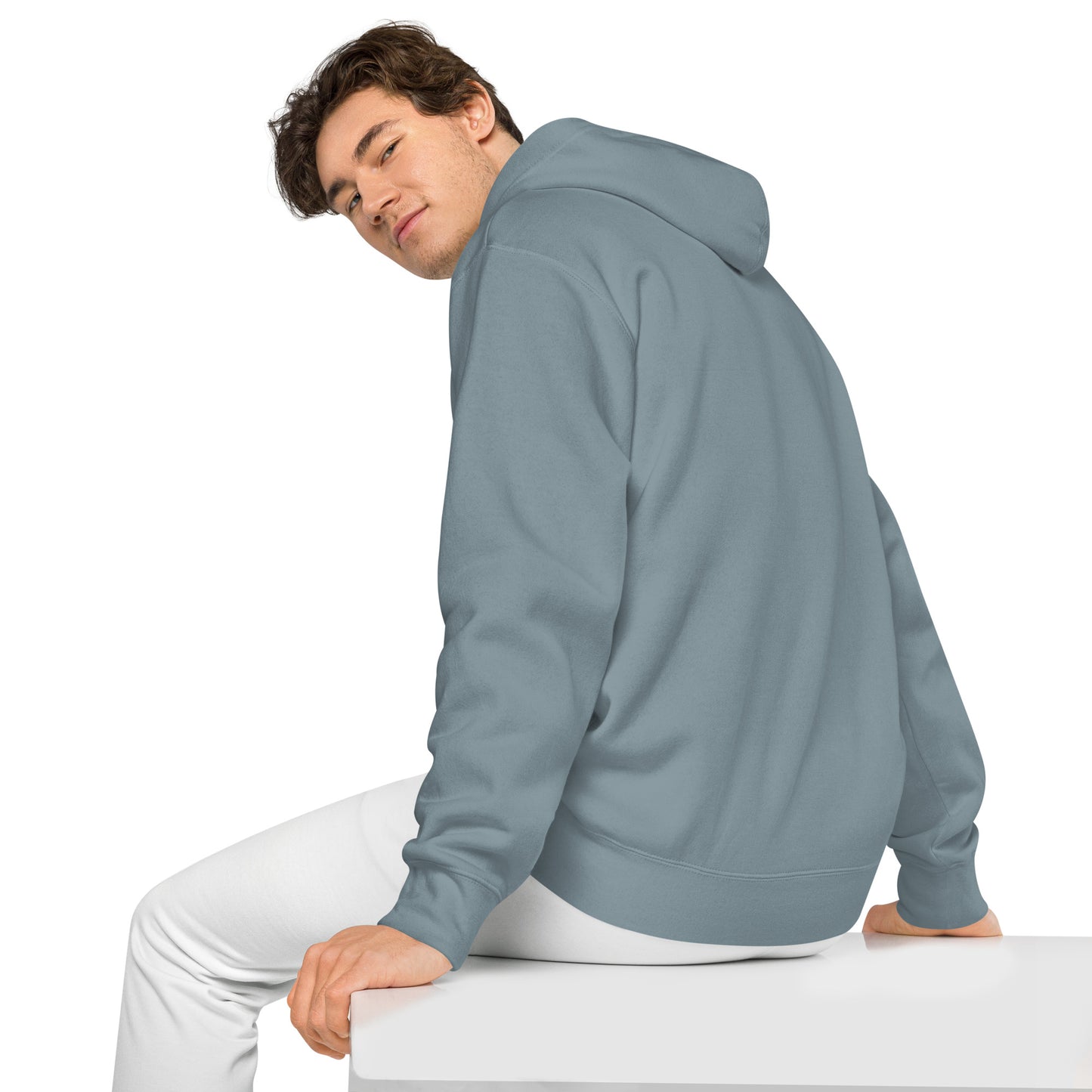Anthromo Thumb Print Unisex pigment-dyed hoodie