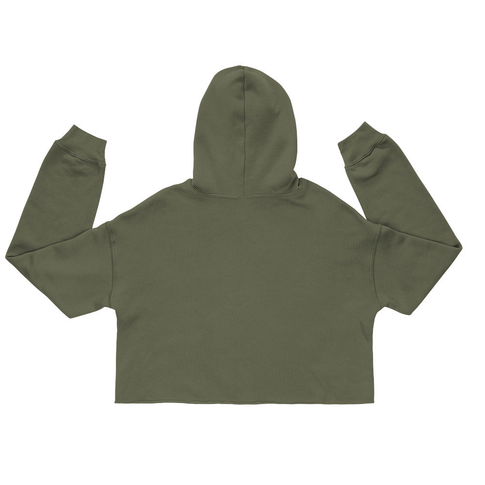 Anthromo Thumb Print Crop Hoodie
