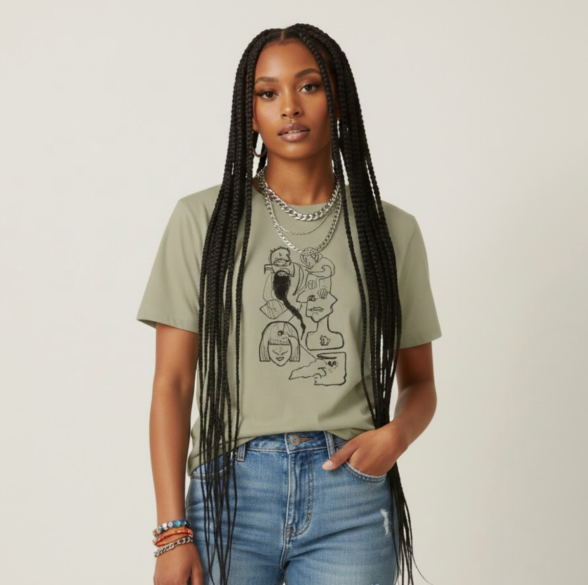 Anthromo Channeling Unisex organic cotton t-shirt