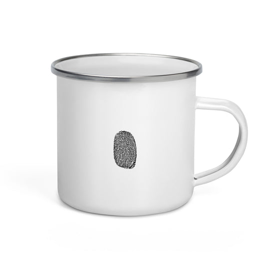 Anthromo Thumb Print Enamel Mug