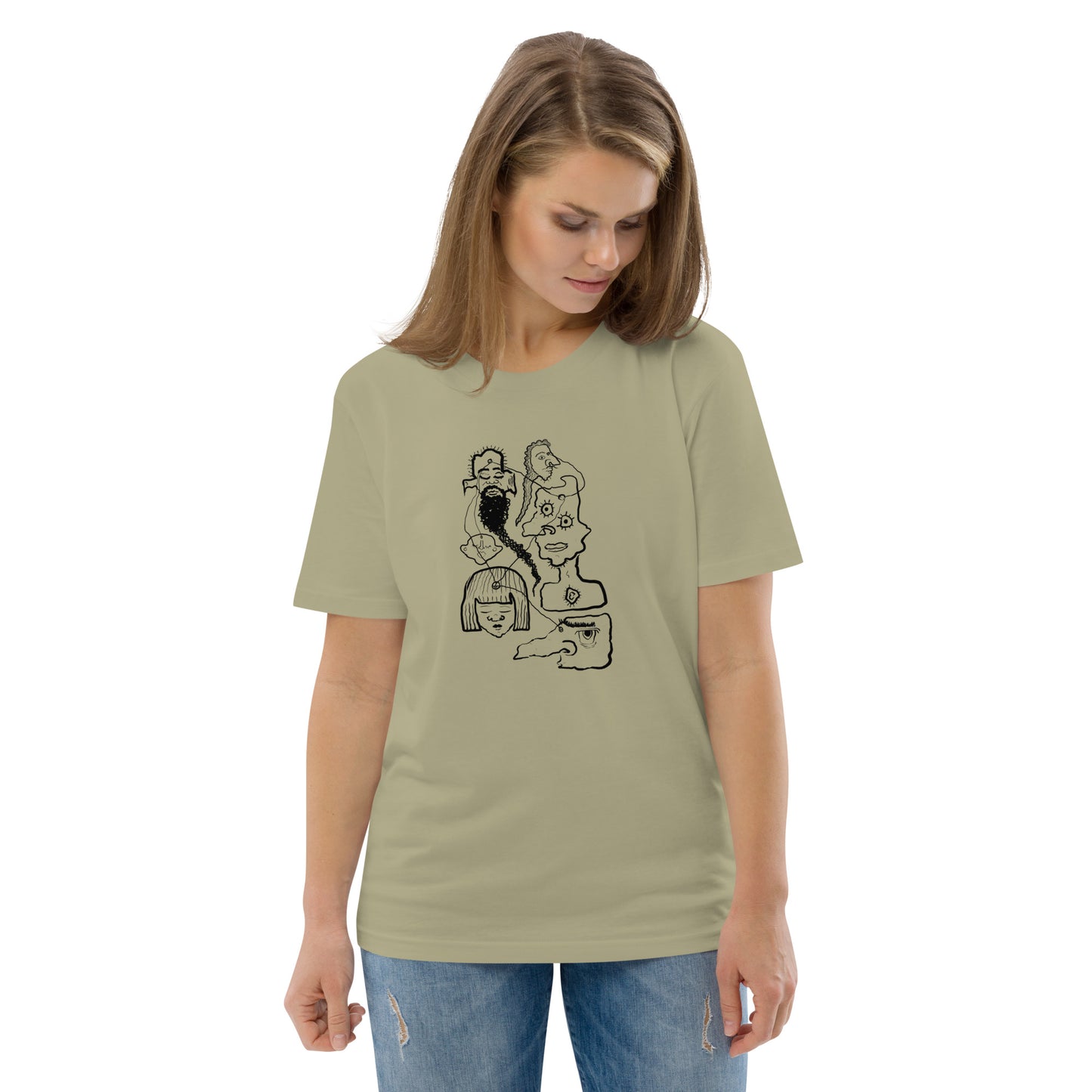 Anthromo Channeling Unisex organic cotton t-shirt