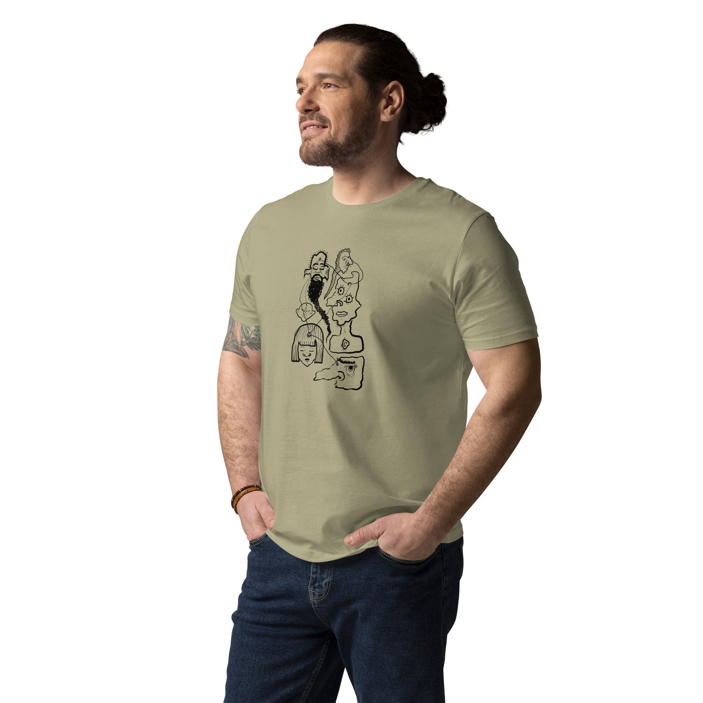 Anthromo Channeling Unisex organic cotton t-shirt