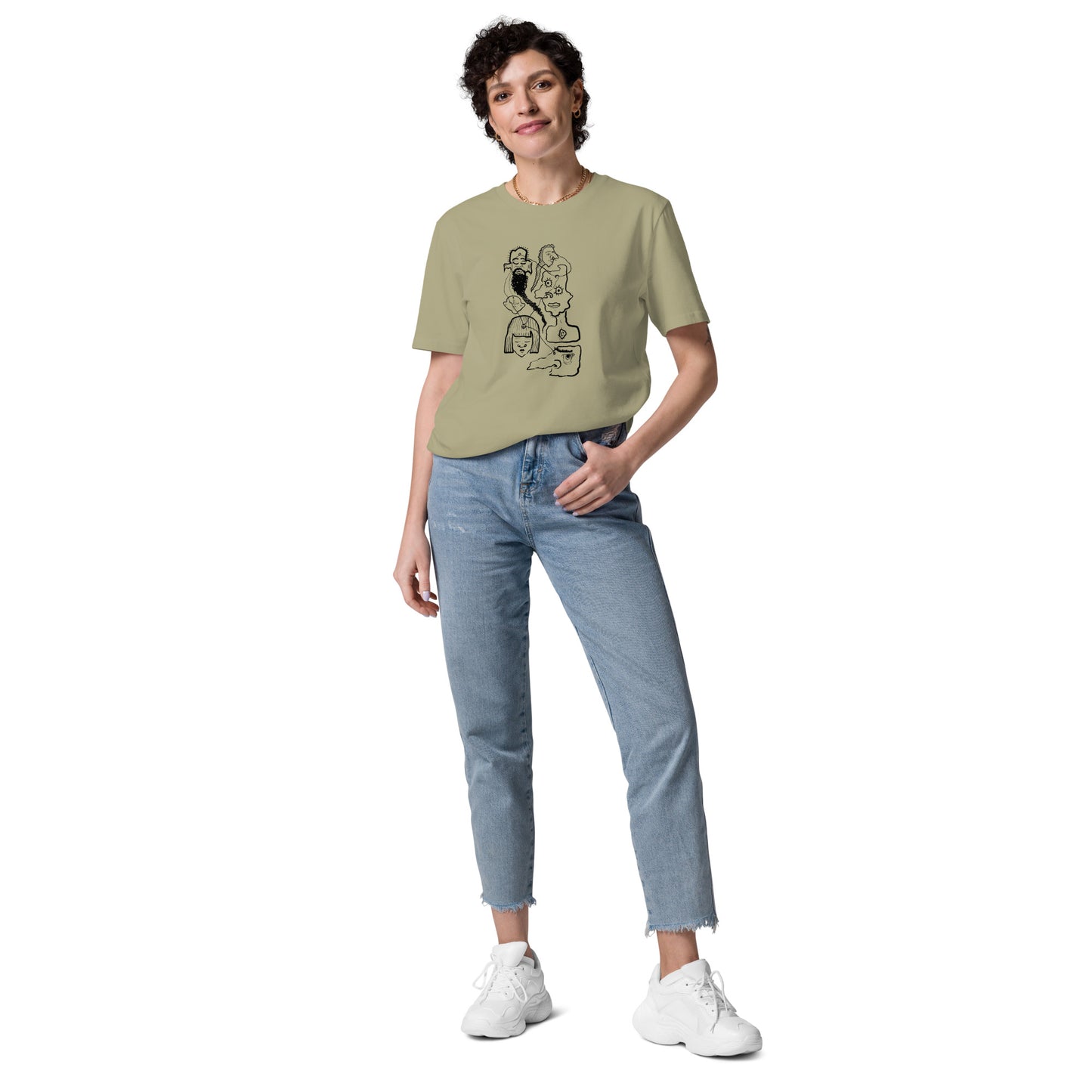 Anthromo Channeling Unisex organic cotton t-shirt